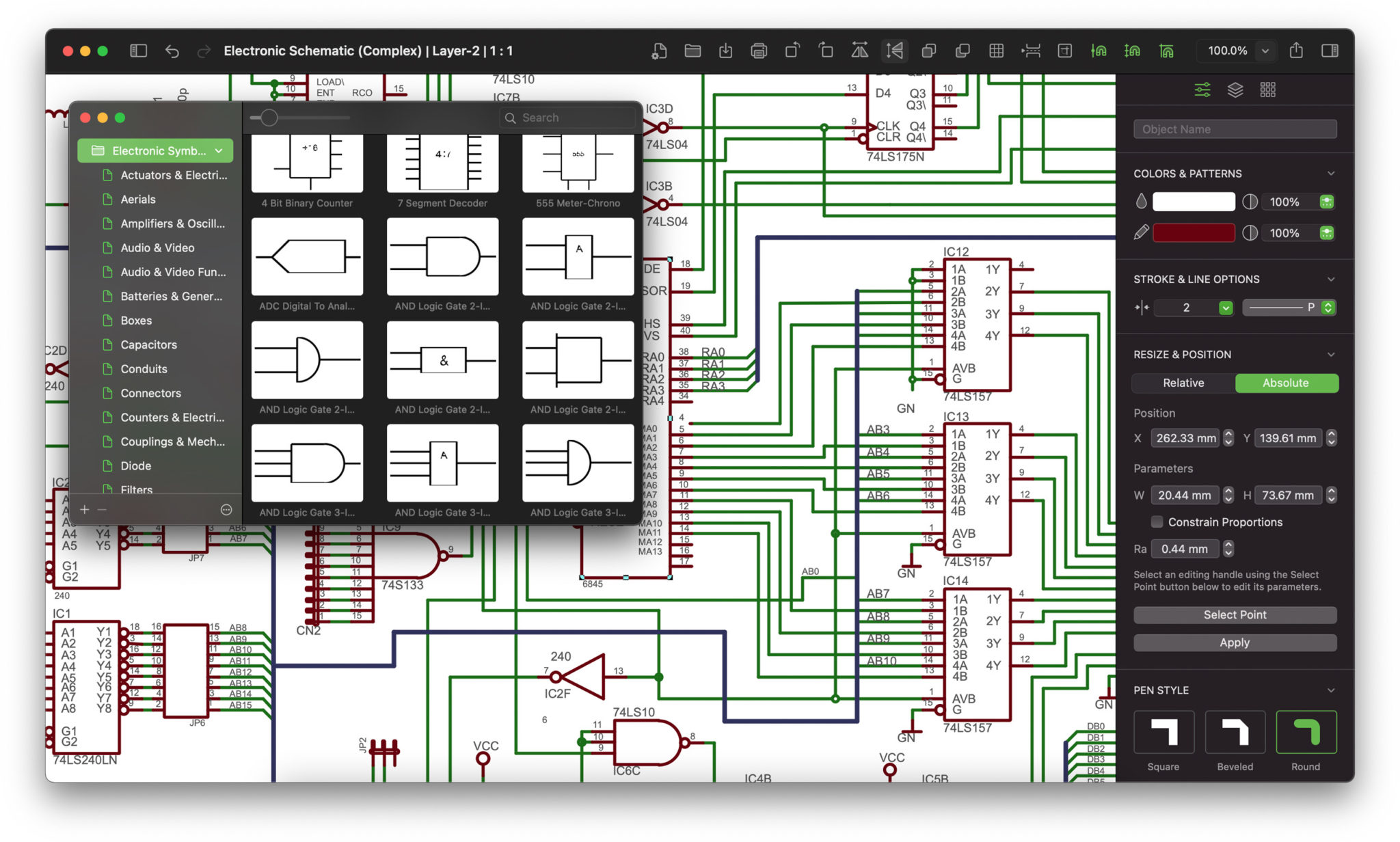 Schéma électronique et diagramme circuit